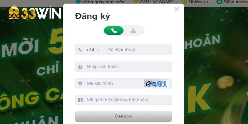  Bí kíp đăng ký 33win nhanh nhất